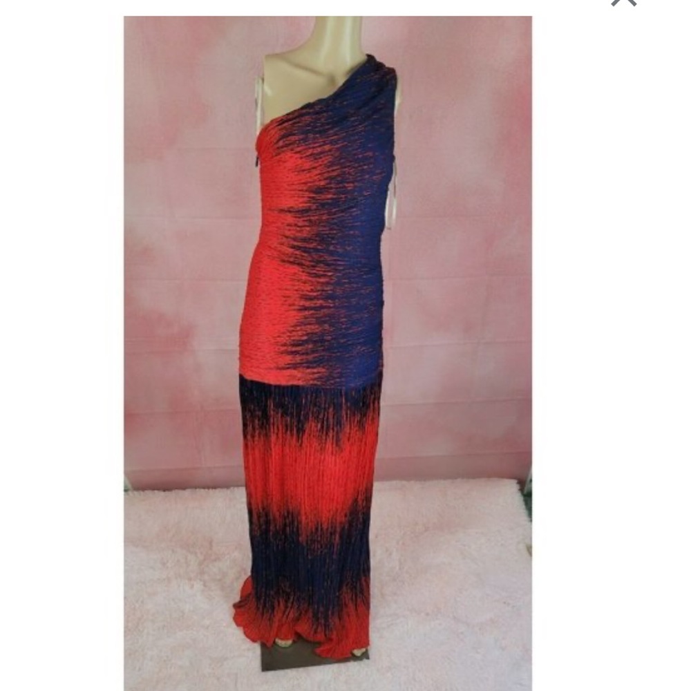 Halston Heritage one shoulder dress